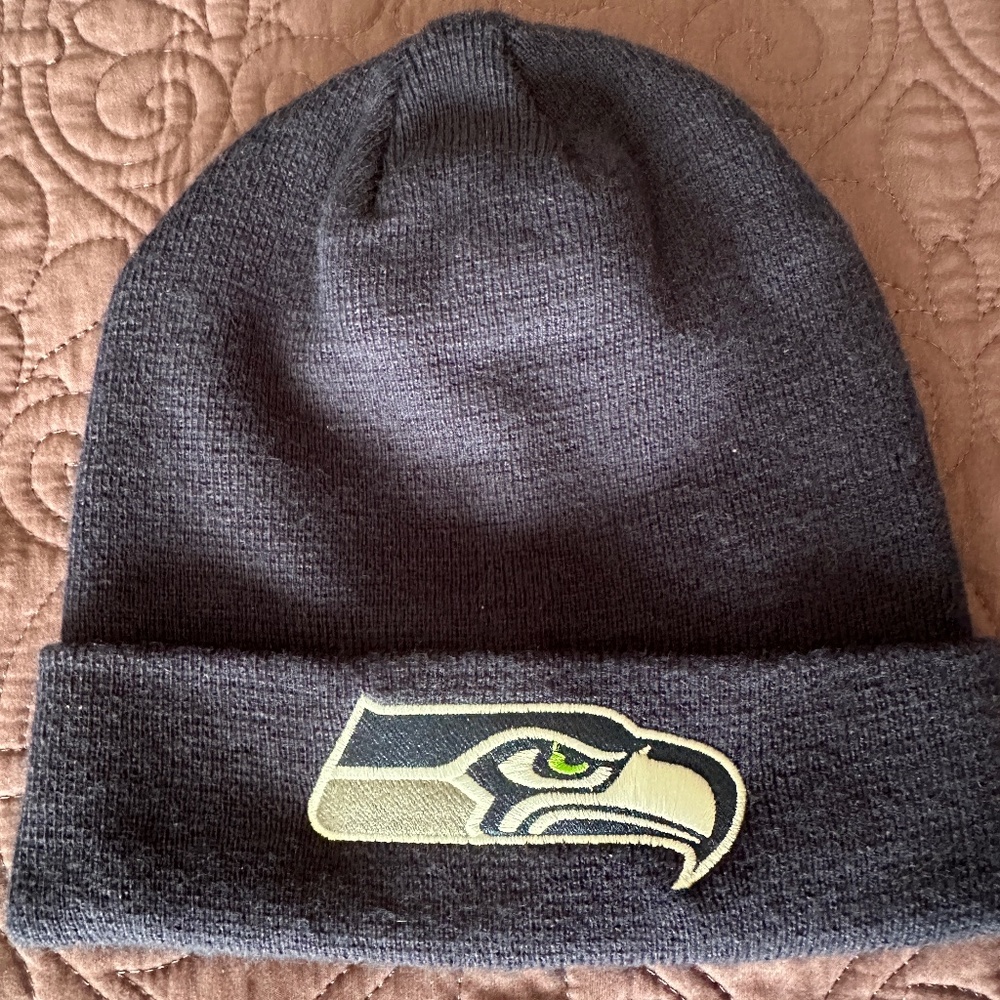 Seattle Seahawks Primary Basic Cuffed Knit Hat